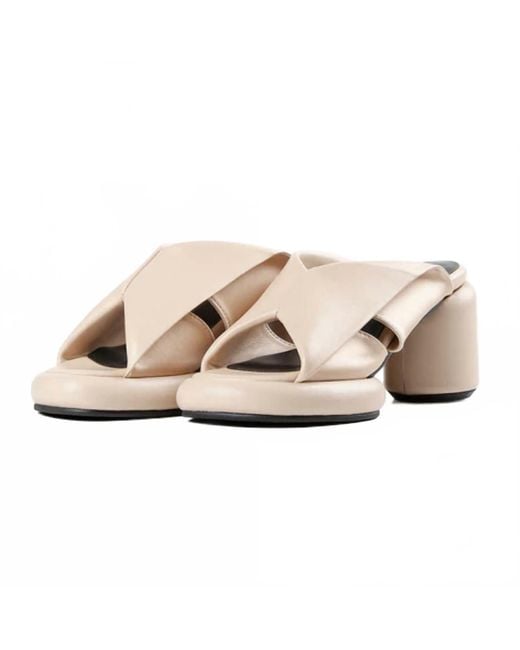 All Black Natural Mod Collar Mules