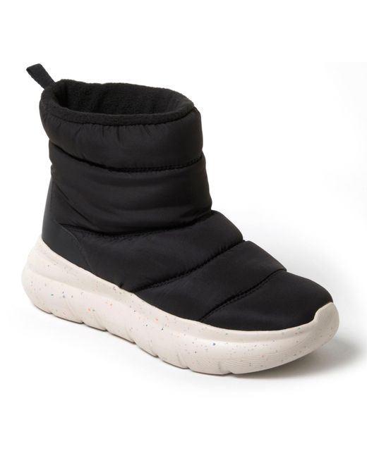 Dearfoams Black Texoma Bootie With Regnr8