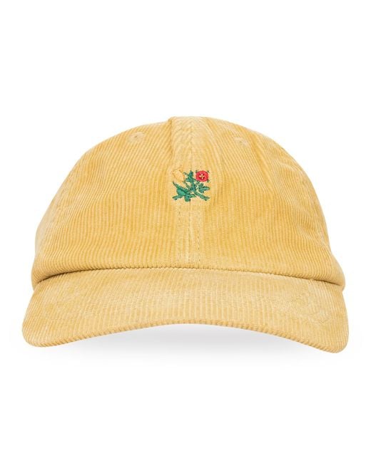 Aimé Leon Dore Yellow Brushed Crest Hat for men