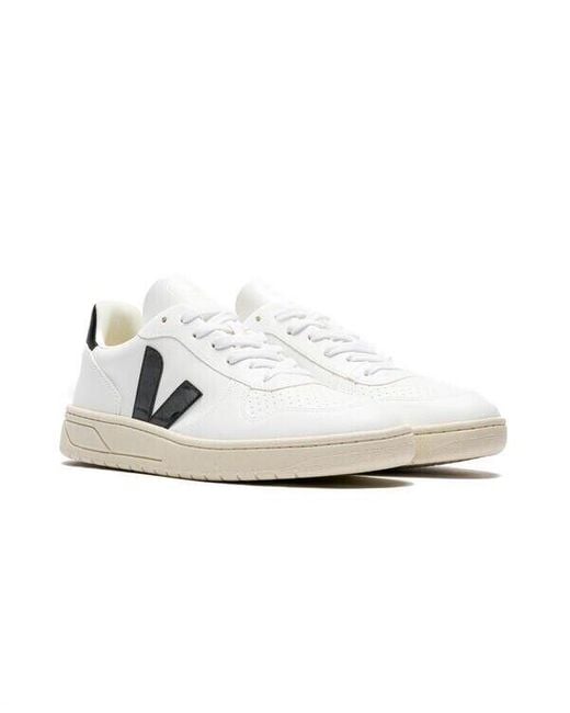 Veja White V-10 Vx0702901B Sneaker Leather Comfort Casual Shoes for men