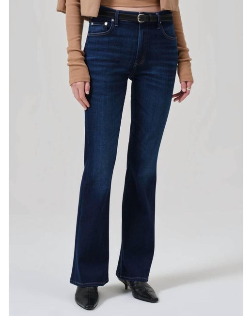 Citizens of Humanity Blue Lilah High Rise Bootcut Jeans