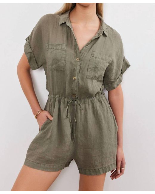 Velvet By Graham & Spencer Green Clare Jumpsuit