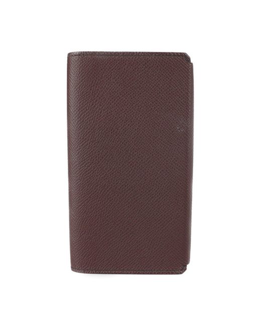 Hermès Brown Leather Wallet (pre-owned)