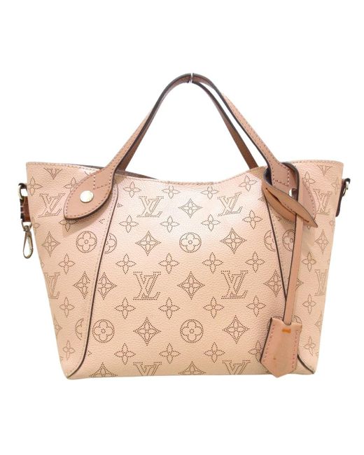 Louis Vuitton Brown Hina Leather Tote Bag (pre-owned)