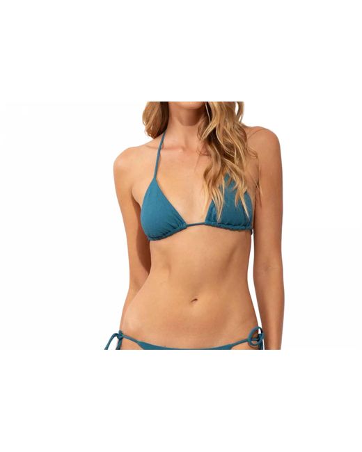 Rio De Sol Black Triangle Inv Bikini Top