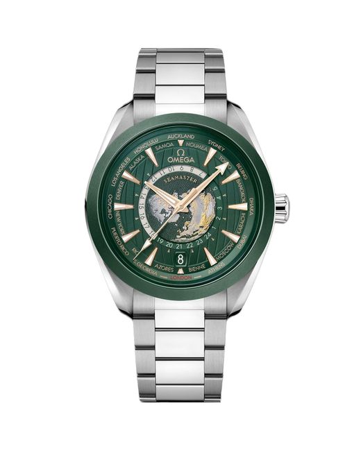 Omega Green Aqua Terra Dial Watch for men