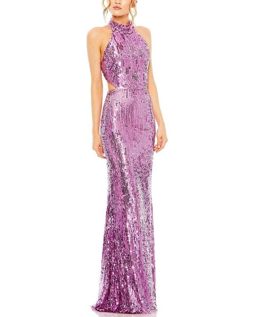 Mac Duggal Purple Gown