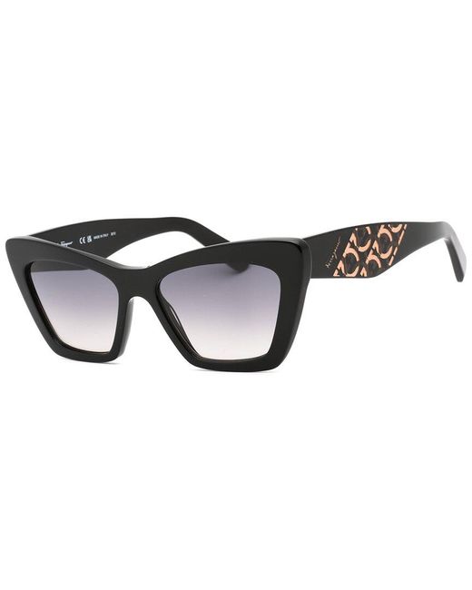 Ferragamo Black Sf1081se 55mm Sunglasses
