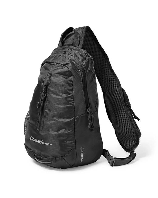 Eddie Bauer Black Stowaway Packable Sling 3.0