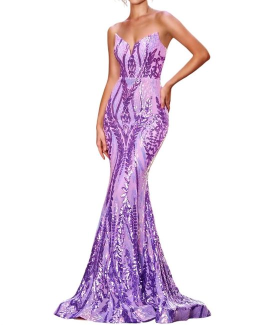 Enchanting Portia and Scarlett Gown: Intricate Beadwork, Mermaid Silhouette