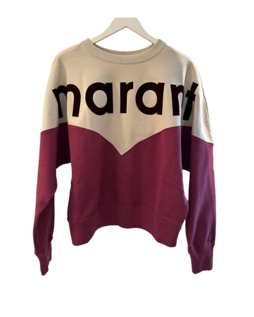 Isabel Marant Pink Houston Two-Tone Sweatshirt