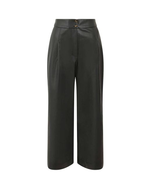French Connection Black Crolenda Pu Trousers