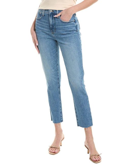 Madewell Blue The Perfect Enmore Ankle Jean
