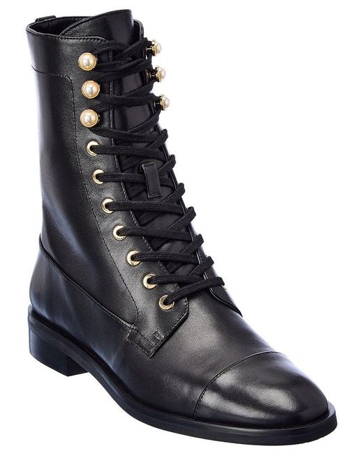 stuart weitzman kye leather bootie