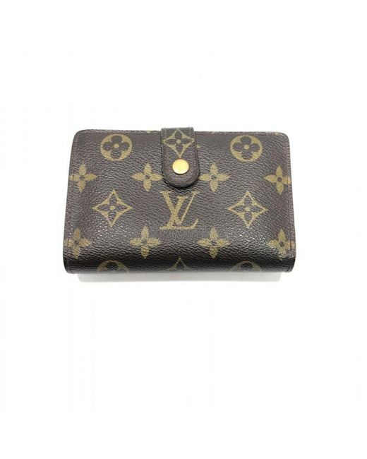 Louis Vuitton Gray Viennois Canvas Wallet (pre-owned)
