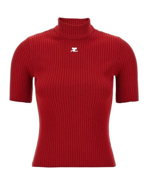 Courreges Red Reedition' Sweater