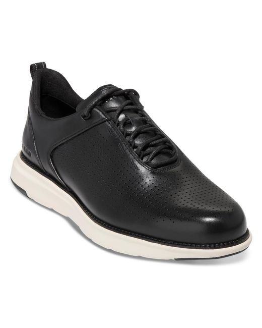 Cole Haan Black Grand Atlantic Textured Lace Up Casual And Fashion Sneakers for men
