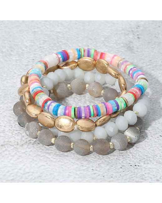 Fashnzfab Metallic 4Pcs