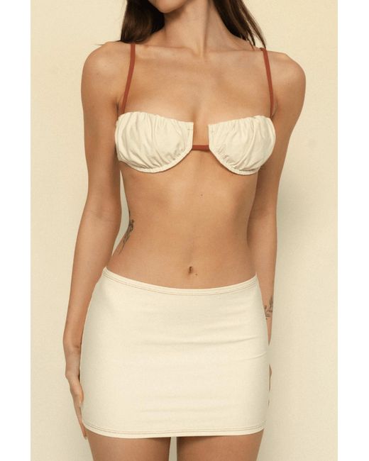 Montce Natural Micro Skirt