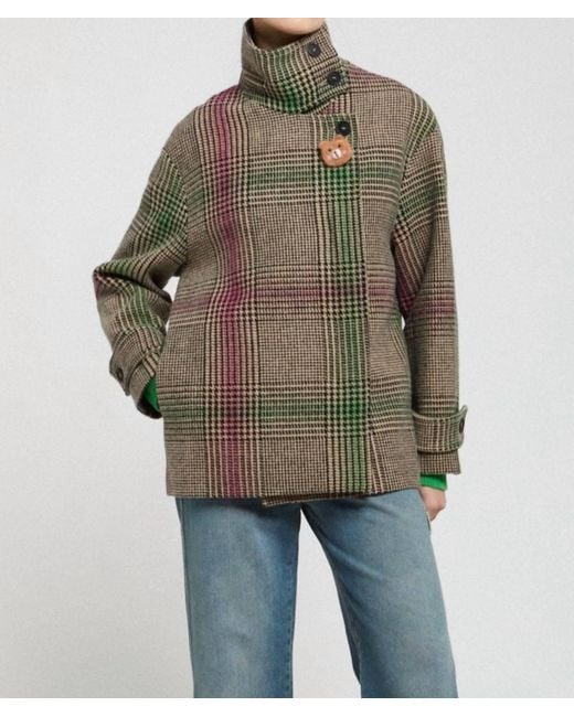 Ottod'Ame Multicolor Wool Blend Tartan Jacket