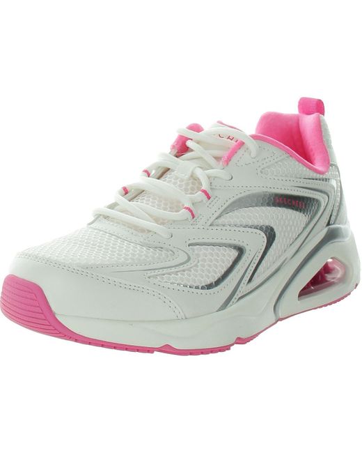 Skechers Multicolor Tres-Air Uno Cushioned Footbed Mesh Running & Training Shoes