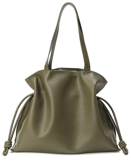 Tiffany & Fred Green Paris Smooth Leather Tote