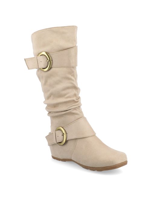 Journee Collection Natural Jester-01 Boot