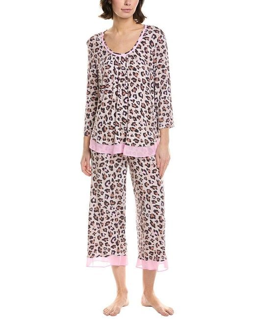 Ellen Tracy Red 2Pc Pajama Set
