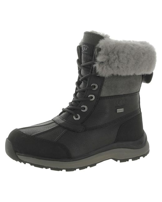 Ugg Black Butte Leather Sheepskin Winter Boots for men