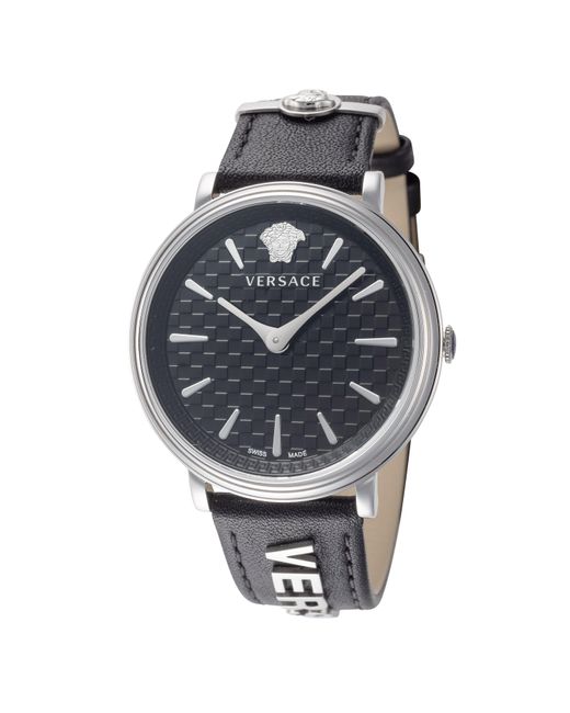 Versace Metallic 38mm Black Quartz Watch Ve8104122