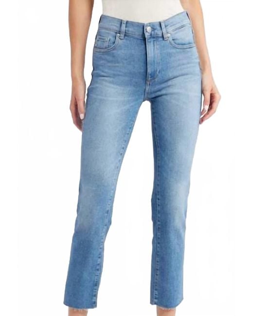 DL1961 Blue Mara Straight Fit Jeans