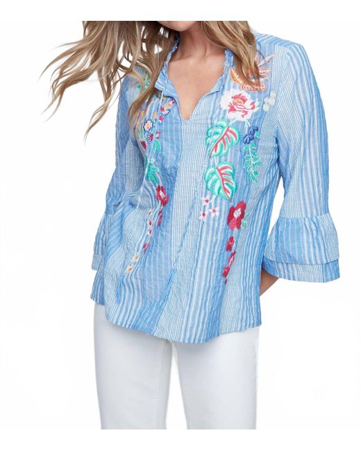 Renuar Blue Can'T Exist Without Blouse