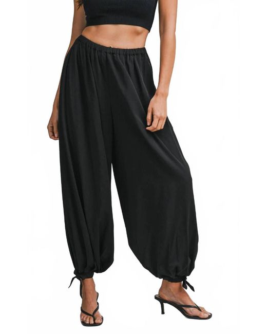Mint Exclusives Black Balloon Pants