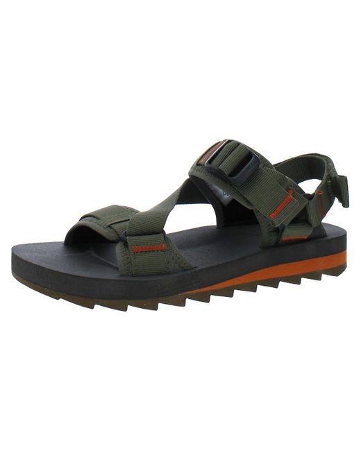 Merrell Alpine Strap Ankle Strap Open Toe Wedge Sandals in Black for ...