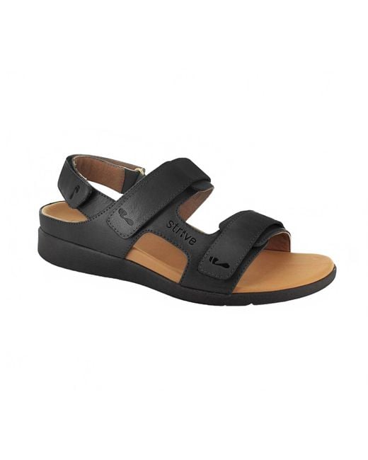 Strive Brown Aruba Comfortable Arch Supportive Sandal