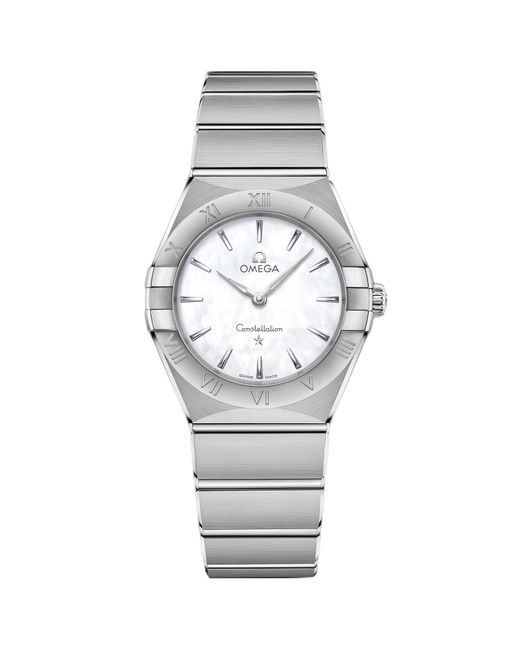 Omega Metallic Constellation White Dial Watch