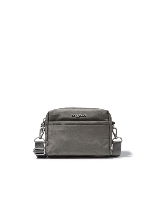 Baggallini 2in1 Convertible Crossbody Belt Bag in Gray Lyst