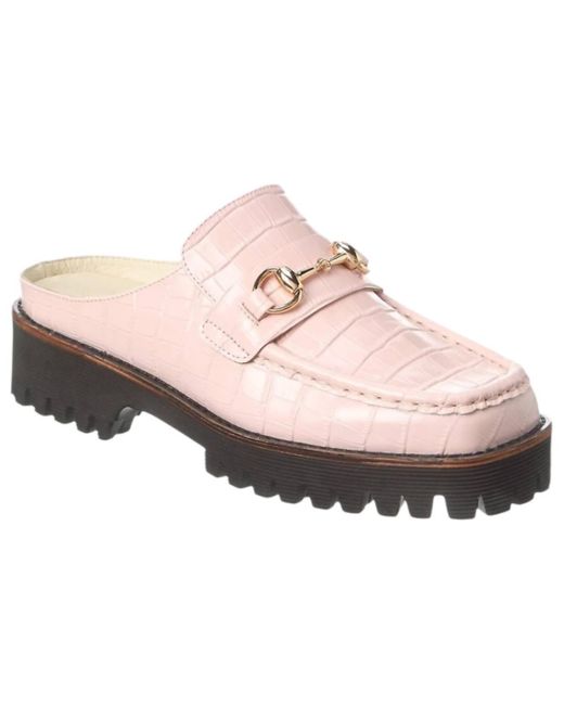INTENTIONALLY ______ Pink Kowloon Lug Loafers