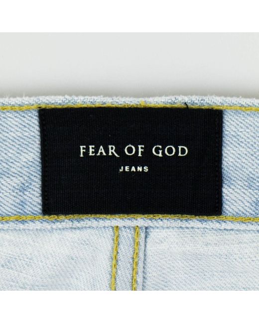 Fear Of God Black Fifth Collection' Cotton Denim Slim-fit Jeans for men