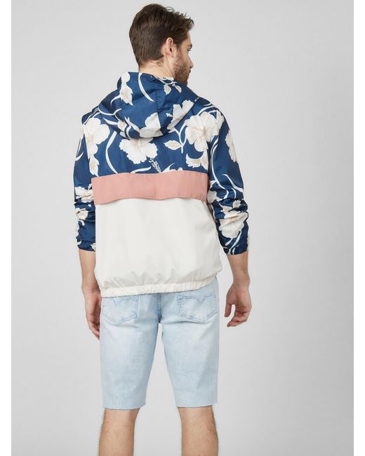 Floral windbreaker outlet