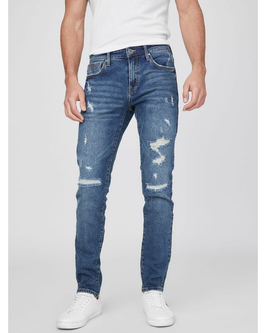 Guess Factory Ford Modern Skinny Jeans in Blue for Men Lyst