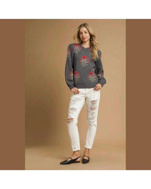 Umgee Natural Rose Sweater