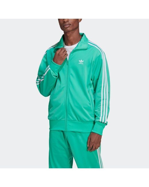 adidas Adicolor Classics Firebird Track Jacket in Green for Men