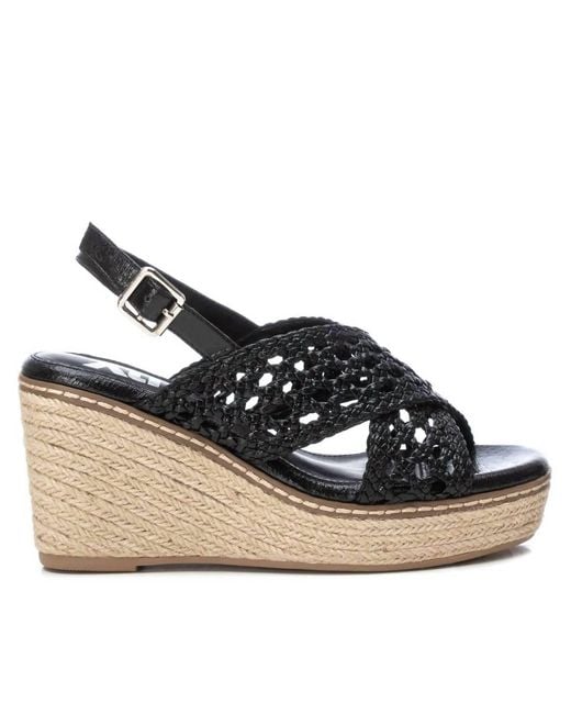 Xti Blue Wedge Sandals