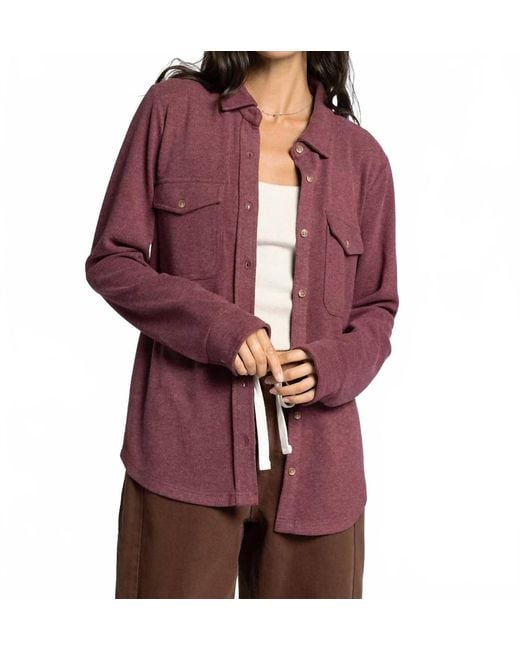 Thread & Supply Red Cassian Shirt