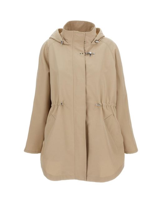Fay Natural Cotton Tech Long Parka