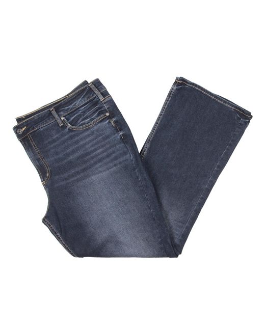 Silver Jeans Co. Blue Plus Mid-rise Faded Bootcut Jeans
