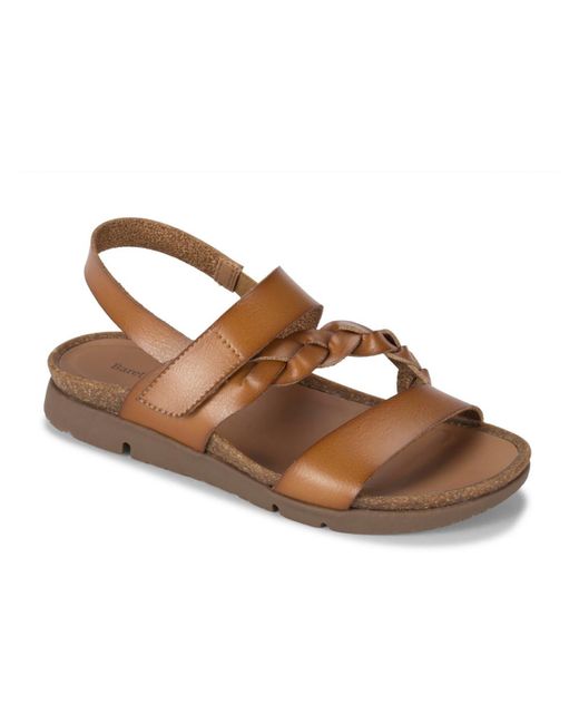 BareTraps Brown Slip On Open Toe Slingback Sandals