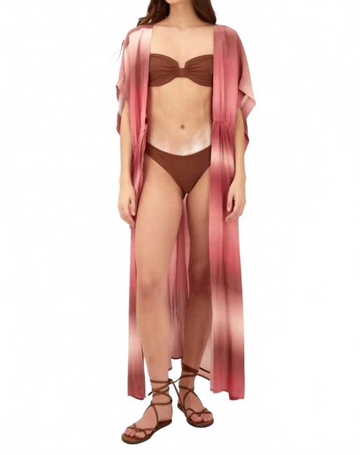MALAI Red Illusion Serena Kimono