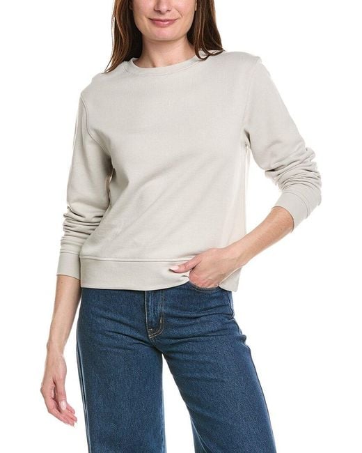 Vince White Crewneck Pullover